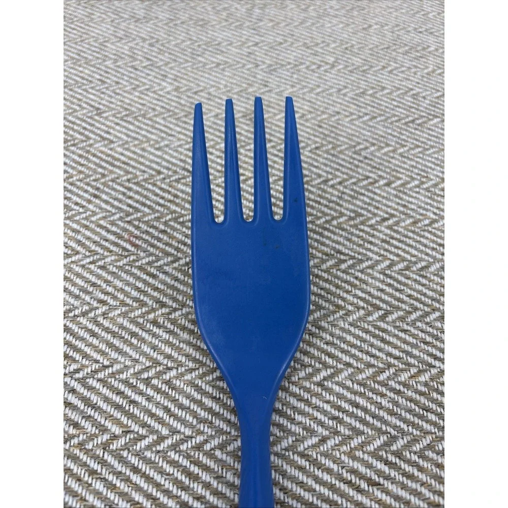 Cocpo Blue Melamine Solid Serving Cooking Fork